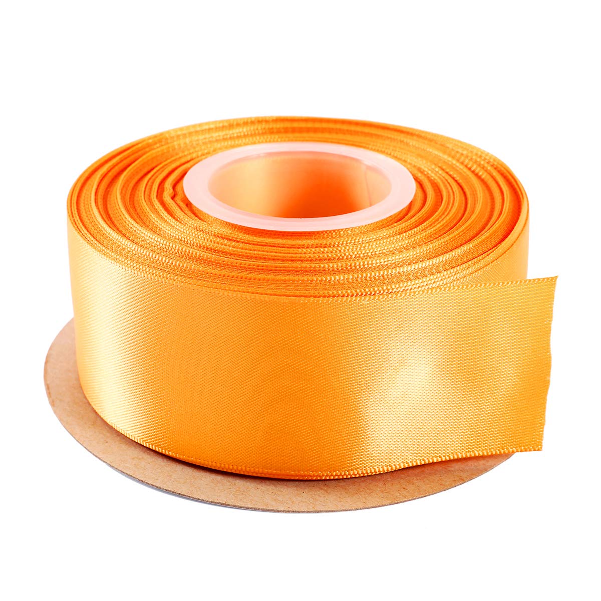 ITIsparkle 38mm Double Faced Satin Ribbon 22 Meters-Roll Set for Gift Wrapping Party Favor Hair Braids Hair Bow Baby Shower Decoration Floral Arrangement Craft Supplies, Gold Ribbon