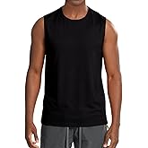 Zengjo Sleeveless Workout Shirts for Men Moisture Wicking,Athletic Running Tank Top Quick Dry Gym Tanks
