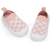 BACSAC Baby Toddler Unisex Infant Shoes Boys Girls Beige Mesh Breathable Non-Slip Soles 6-36 Months