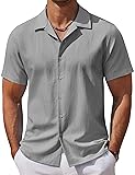 COOFANDY Mens Beach Essentials Short Sleeve Casual