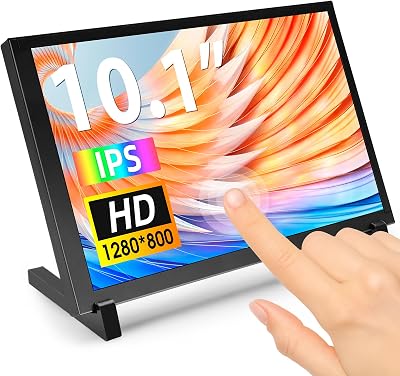ELECROW 10.1 Inch Touchscreen Portable Monitor 1280x800 IPS for Raspberry Pi