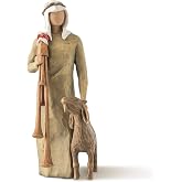 Willow Tree Zampognaro (Shepherd with Bagpipe), A Shepherd's Gift, a Joyous Melody, proclaiming the News! Expand and Elevate Your Nativity Collection or Holiday Advent, Sculpted Hand-Painted Figure