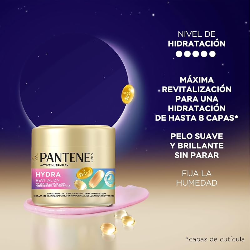 Pro-V Hydra Revitaliza Shampoo 325ml + Máscara 300ml + Tratamento 135ml. Sem óleo. Tecnologia Ative Nutri-Plex