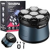 Head Shaver for Bald Men，Magnetic Electric Razor Hair Trimmer for Men，Large Battery Capacity, Rechargeable LED Display，Head Shavers with Type-C ChargeWaterproof Wet/Dry