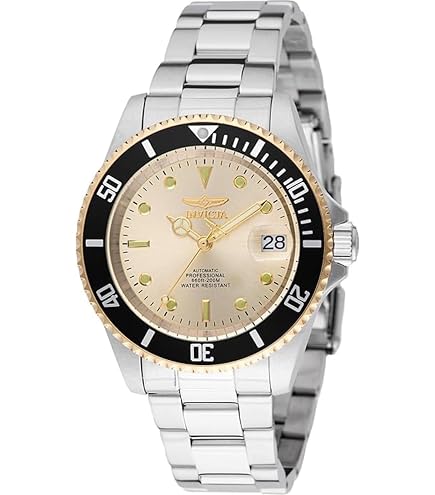 Amazon.com: Invicta Pro Diver Men 40mm Stainless Steel Gold +