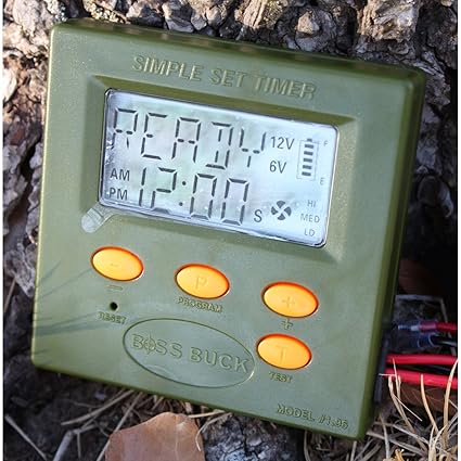 Game Feeders Feed Hunting Replacement Ez Digital Timer 12 Volt