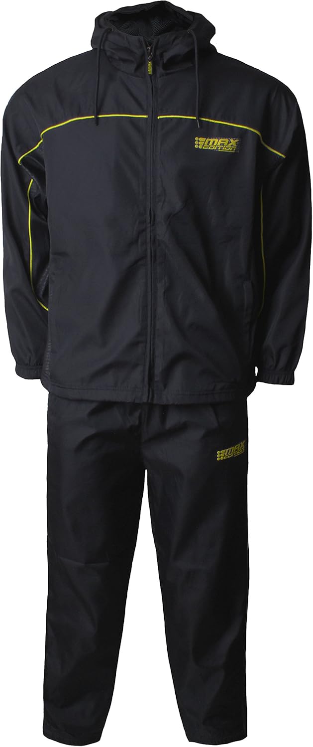 Max Edition Mens NEON Full Tracksuit top Bottom 3 Colours S, M, L & XL: Amazon.co.uk: Clothing