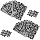 1224 Pcs 3D Scanner Markers, 1000 + 224 PCS 6mm &amp; 3mm, 30 Sheets | High-Reflectivity Markers for Accurate 3D Scanning, Easy to Apply &amp; Remove, Precisied Tracking &amp; Positioning