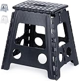 LIVIVO Folding Step Stool Two Tier Anti Slip Lightweight Compact