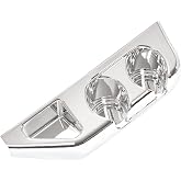 HECASA Center Cup Holder Panel Compatible with Century Columbia Coronado | Compatible with 2003-2016 Freightliner Century Columbia Coronado Replacement for A18-41157-002 ABS Plastic Chrome