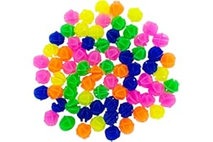 MuHou 72PCS Circle Bike Spoke Beads Mixed Color Small Bicycle Wheel Spoke Decorations