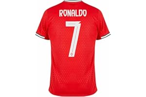 GENERIC 2025 Portugal Ronaldo Men’s Soccer Jersey Fan Version Short & Long Sleeve Shirt for Game Day, Training, or Casual Wear