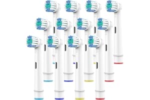 Toothbrush Heads for Oral B, 12 Pack Professional Electric Toothbrush Replacement Heads Medium Soft Dupont Bristles Replaceme