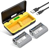 TAVT 2Pcs 2280mAh EN-EL15 EN-EL15C EN-EL15b Batteries & PD20W Fast Charger+SD Card Slots, for Nikon Z6 Z6II Z6iii Z7 Z7II Z8 D7500 D7000 D7100 D7200 D500 D600 D610 D750 D780 D800 D800E D810A D850