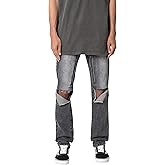 mnml Mens Mnml D530 Zipper Straight Denim