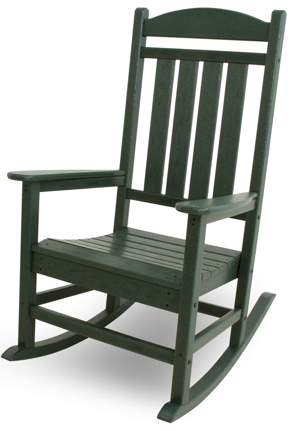 POLYWOOD R100GR Presidential Rocking Chair, Green