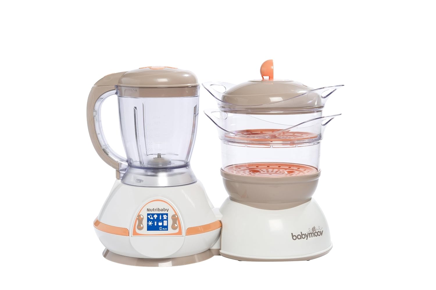 calienta biberones, esteriliza, cuece al vapor, tritura, descongela