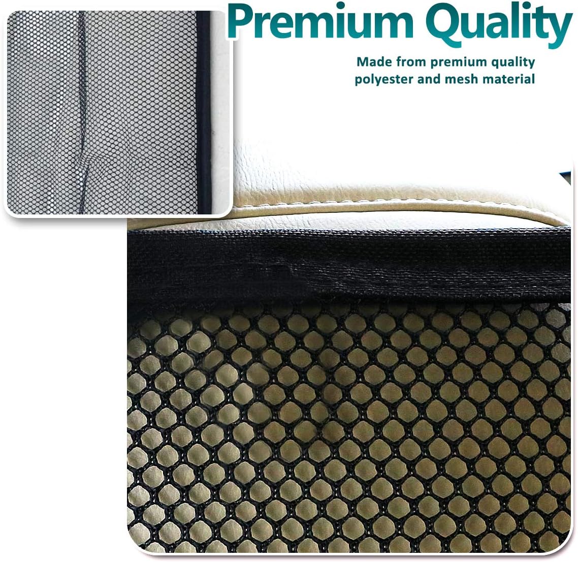 Zone Tech Pet Car Net Barrier – Universal Mesh Vehicle Pet: Electronics