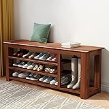 OAKHAM 47.0" Shoe Storage Bench, Adjustable Height