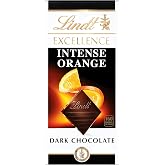 Lindt Excellence Intense Orange Dark Chocolate Bar, 3.5-Ounce Packages