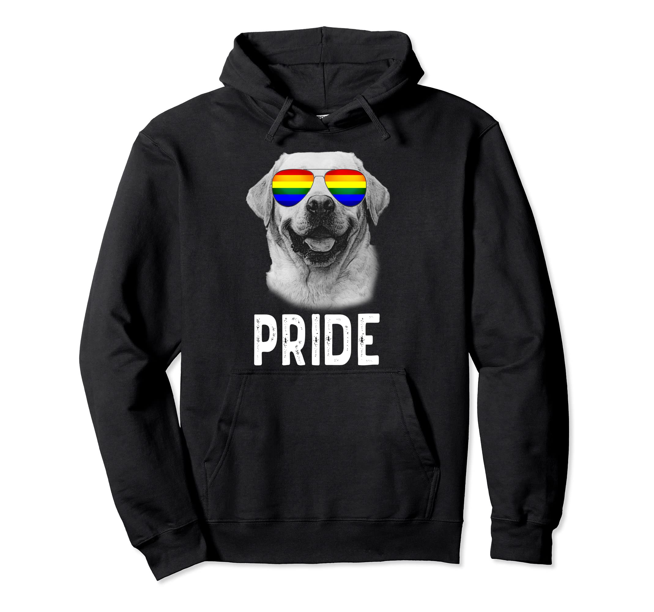 LGBT Labrador Gay Pride Dog Clothing LGBTQ Funny Pullover Hoodie