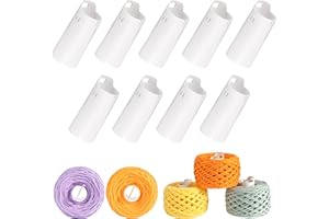 Etcokei 9pcs Yarn Ball Tube for Etcokei Electric Yarn Winder M1, Reusable ABS Yarn Cake Tube for Neat Storage & Tangle-Free Knitting/Crocheting Accessories