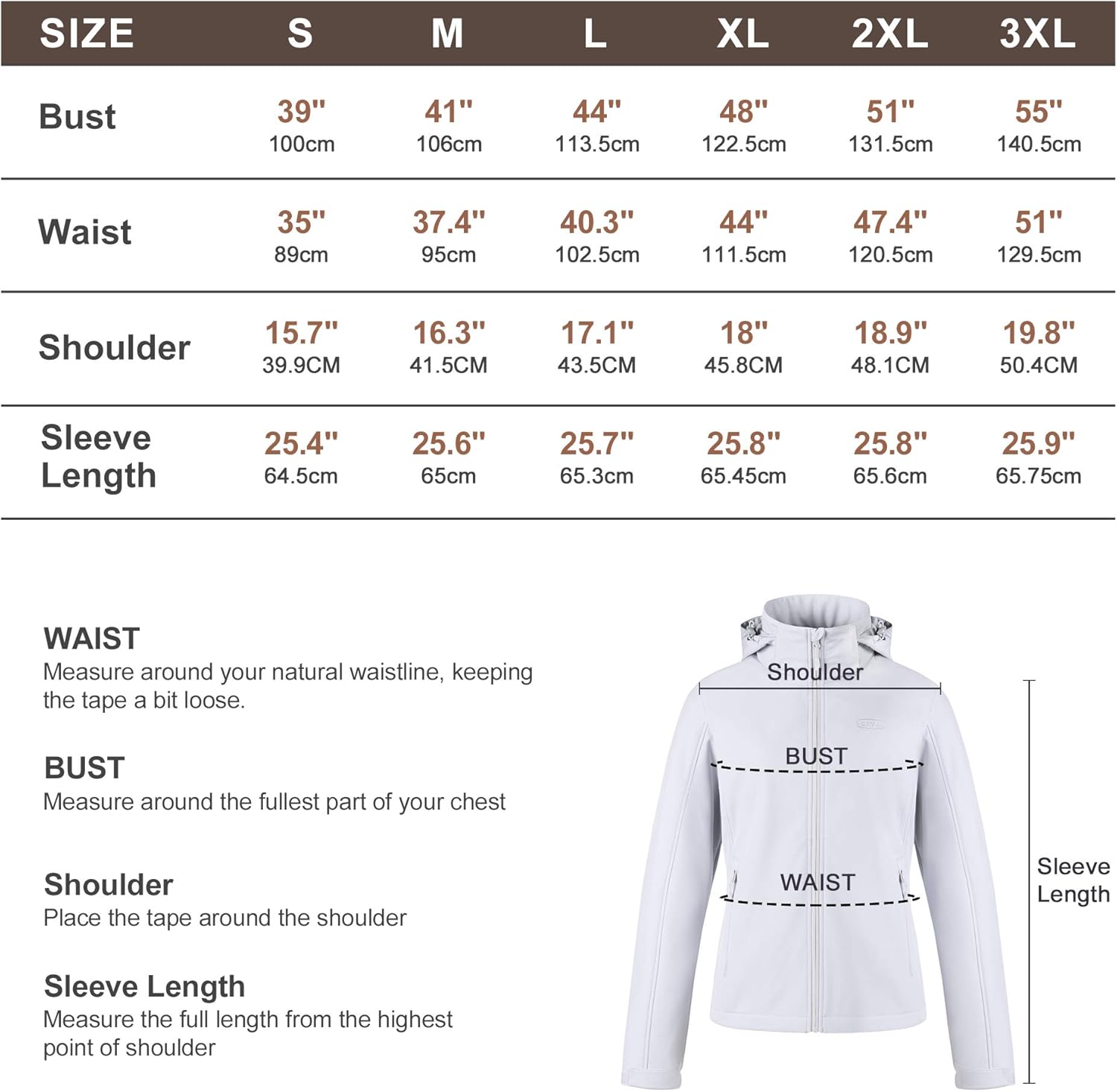 Women Softshell Fleece Jacket Hood - Waterproof Insulated Jacket Workout Running Zip Up Thermal Outerwear Fall Winter Coat at  Women's Coats Shop