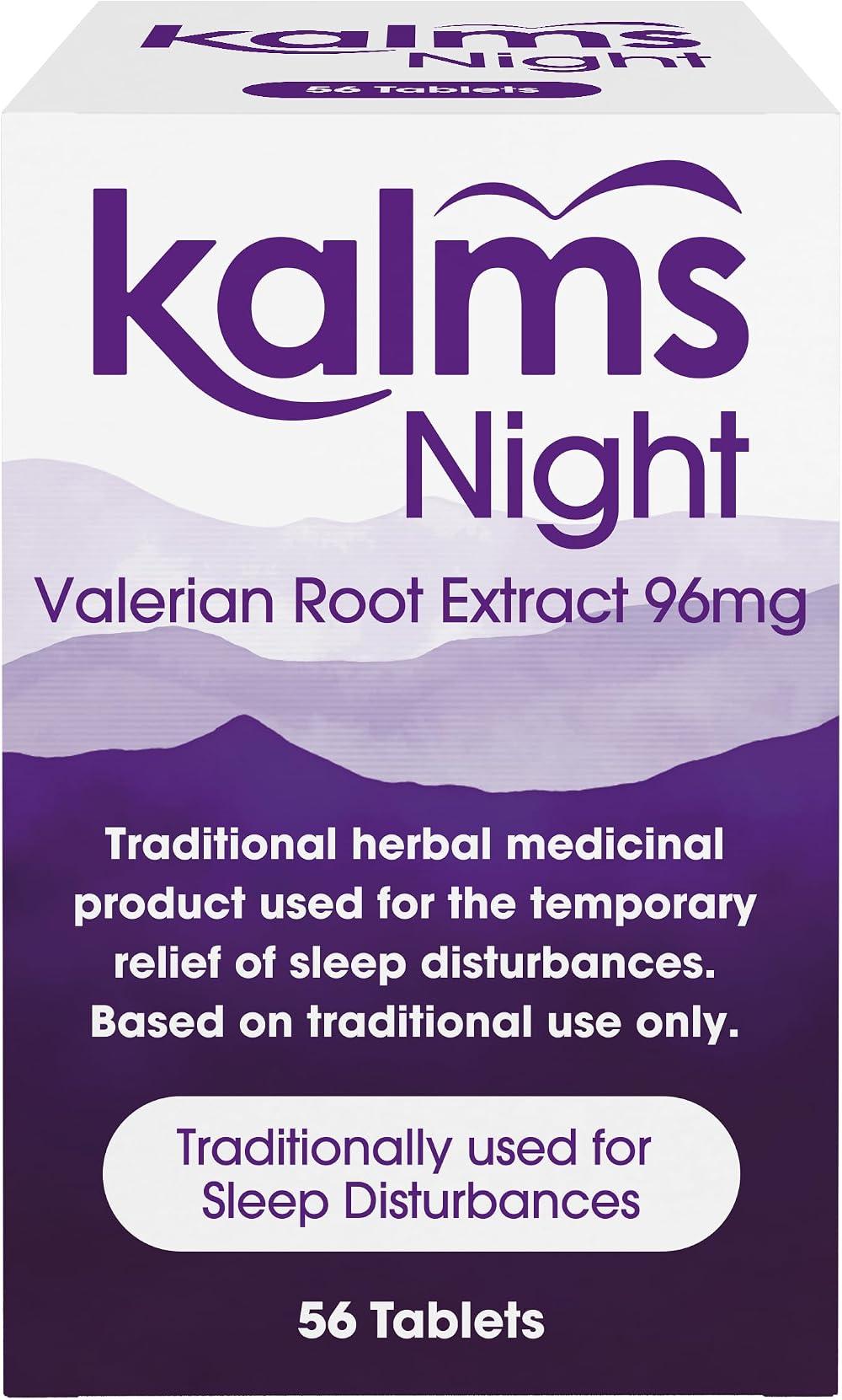 Kalms Night 56 Tablets Traditional Herbal Sleep Aid Valerian Root