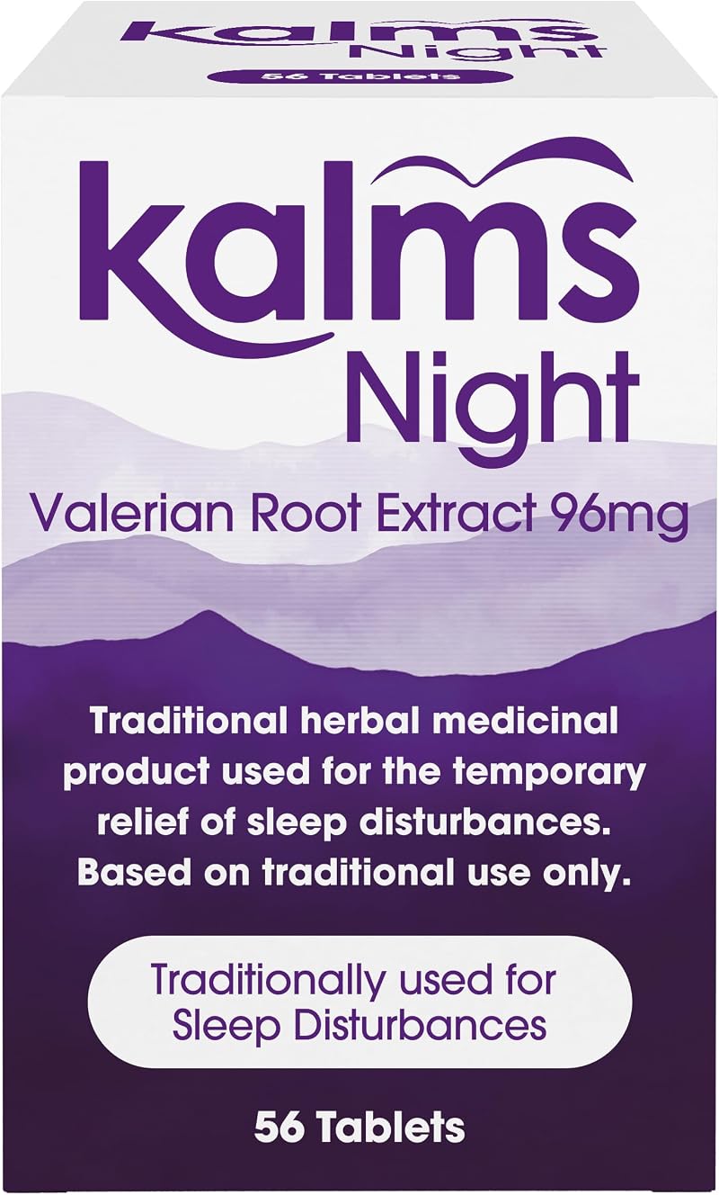 Kalms Night 56 Tablets Traditional Herbal Sleep Aid Valerian Root