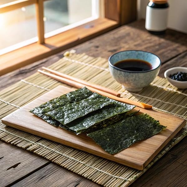 GIMME SEAWEED ORGANIC PREMIUM ROASTED SEAWEED SNACKS, TERIYAKI, 10G SHARING PACK (SINGLE) KETO, VEGAN, GLUTEN-FREE, GREAT SOURCE OF OMEGA3S AND IODINE HEALTHY ON-THE-GO SNACK FOR KIDS AND ADULTS
