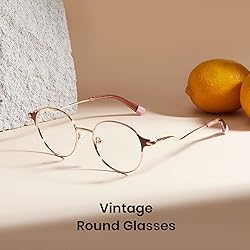 Cyxus Round Blue Light Blocking Glasses for Women