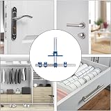Trintion Punch Locator Adjustable Cabinet Jig Drill Guide Template for Handles view 4