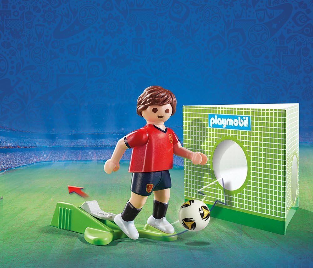 PLAYMOBIL- Jugador España Muñecos y Figuras, Multicolor, 4,5 x 14 ...