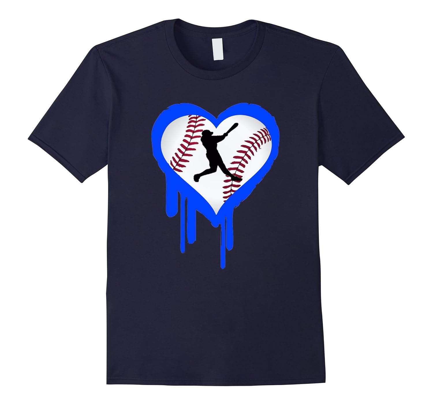 Baseball Bleed Blue Los Angeles T-Shirt-ANZ