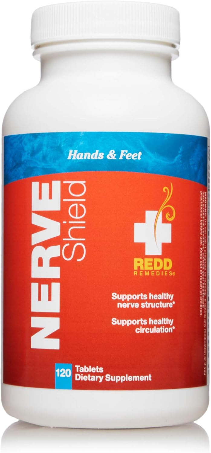 Redd Remedies, Nerve Shield, Supports Healthy Nerve Function, 120 Tablets: Health & Personal Care