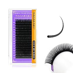 NAGARAKU Eyelash Extensions 0.15mm D curl 16-20mm