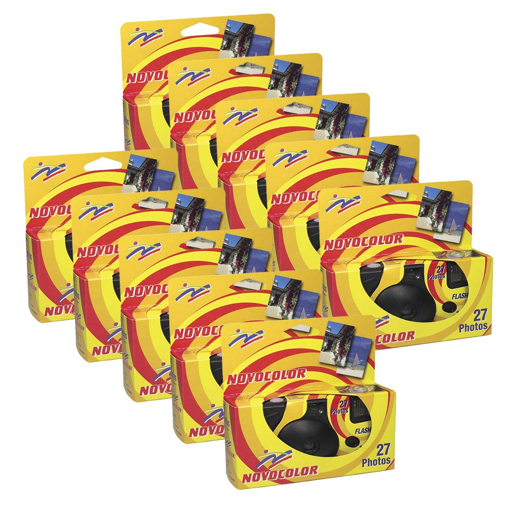 Novocolor Disposable Cameras with Flash Pack of 10 Amazon.co.uk