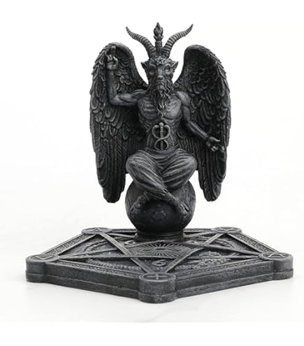 Backflow Incense Burner (beeld) : Baphomet Backflow Incense Burner (beeld) : Baphomet