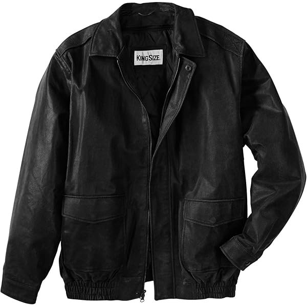 KingSize Men's Big & Tall Multi-Pocket Wool Inset Jacket - L