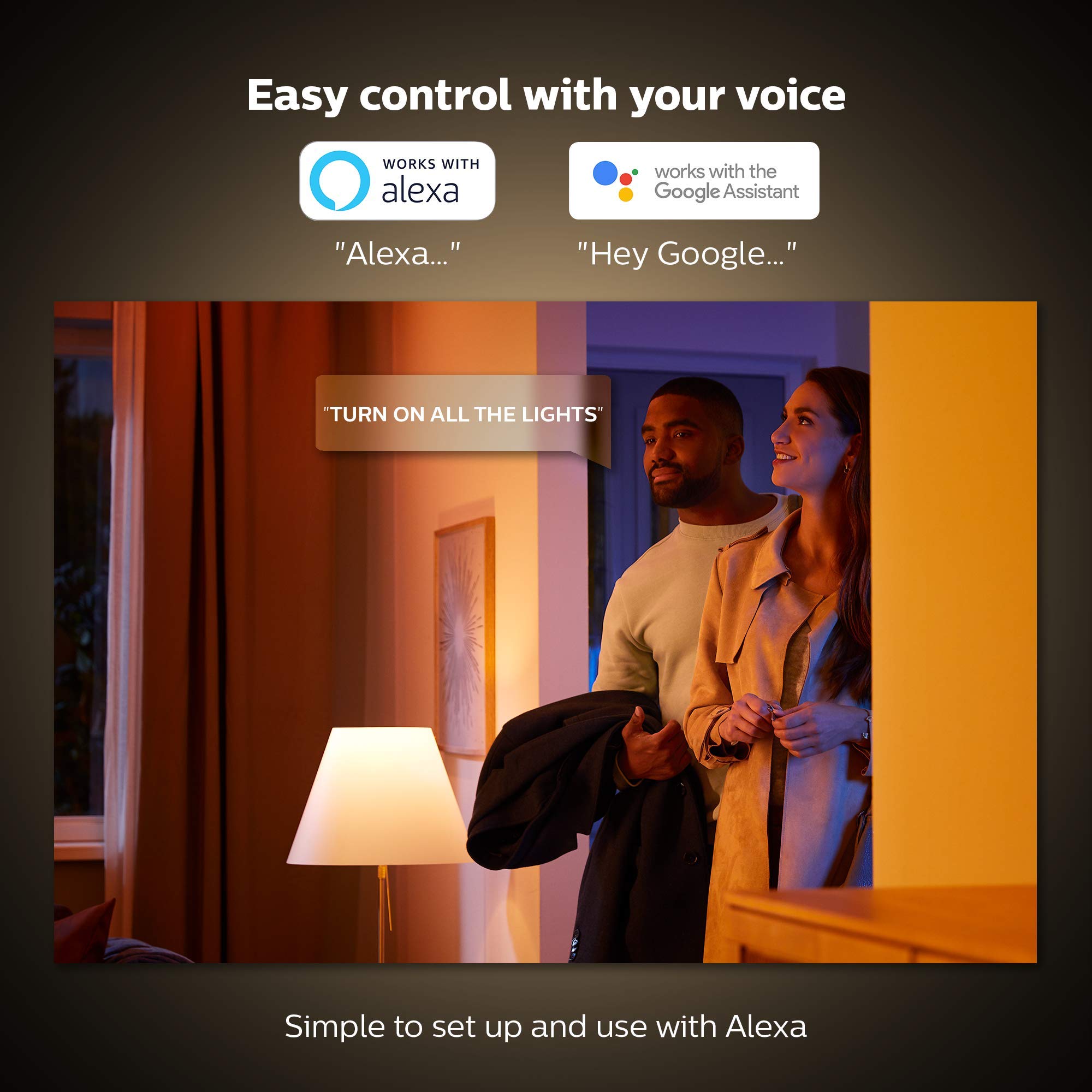 philips hue go portable dimmable led smart light table lamp