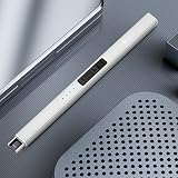SUPRUS Electric Lighter Arc Windproof USB Rechargeable with Safety Lock Silver view 5