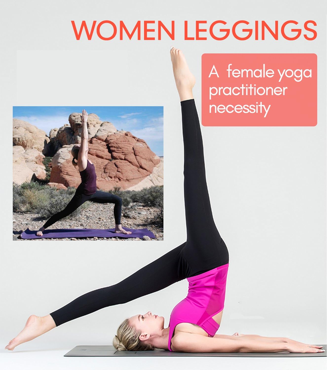 Diravo Womens High Waisted Leggings Soft Athletic Tummy Control Pants for Running Cycling Yoga Workout Pants: Clothing