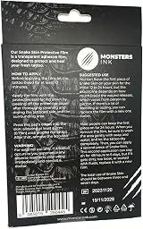 Monsters Ink Matte Second Skin Tattoo Cover 15x10cm 25 Sheets view 6