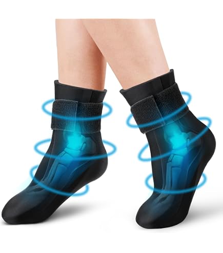Amazon.com: Tolaccea Ankle Foot Ice Pack Wrap for Injuries