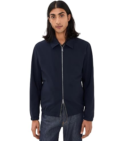 Theory Men's Precision Ponte Murphy Jacket, Black, S at Amazon
