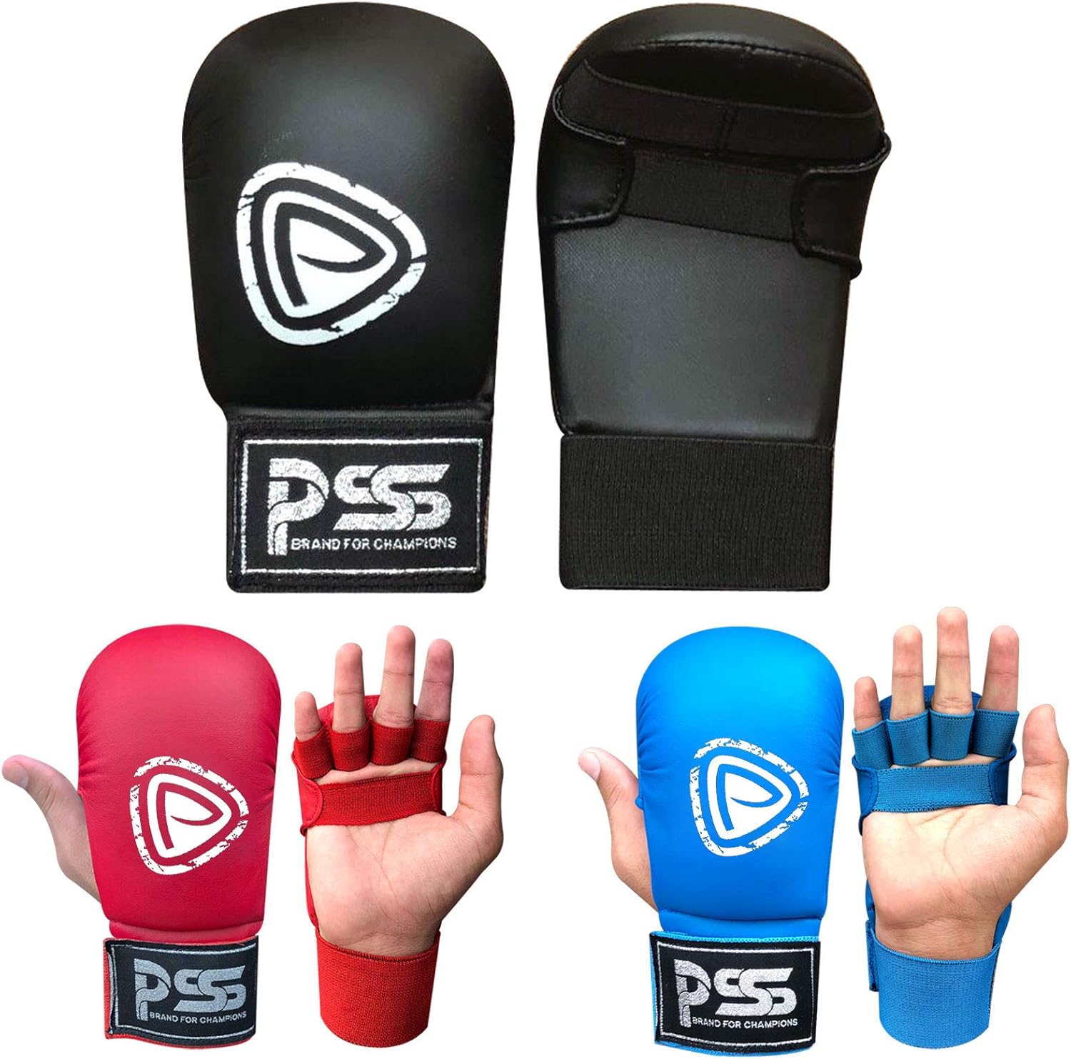 karate pads and gloves