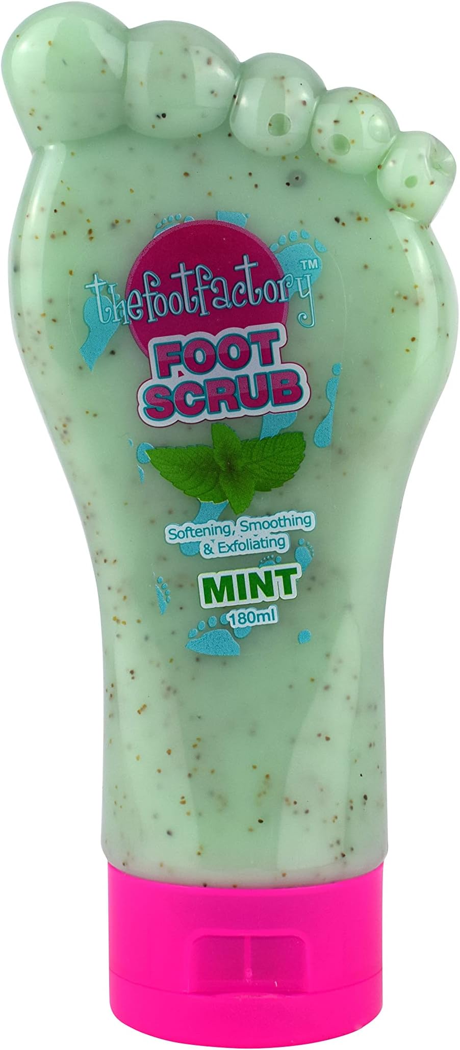 Face Facts Foot Factory Peppermint Foot Scrub 180ml Exfoliate Soften