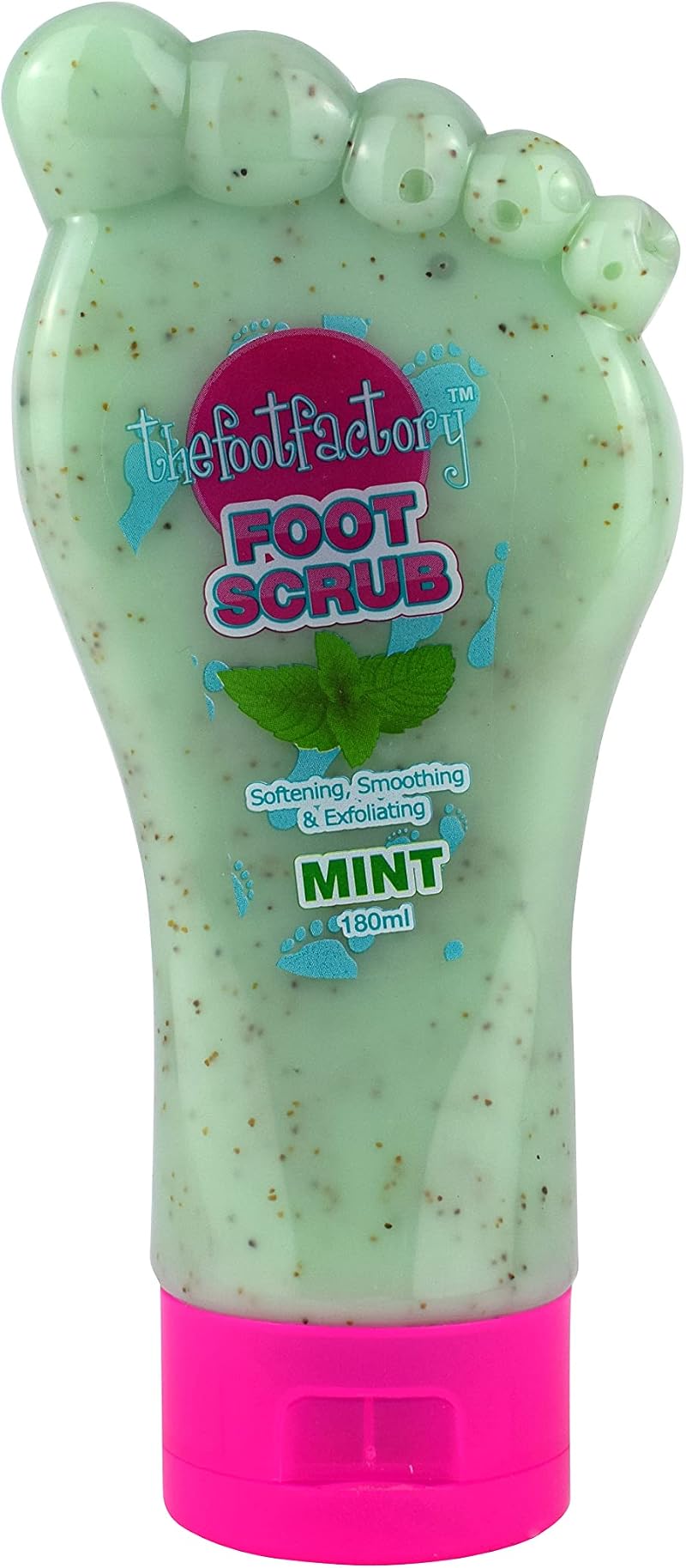 Face Facts Foot Factory Peppermint Foot Scrub 180ml Exfoliate Soften