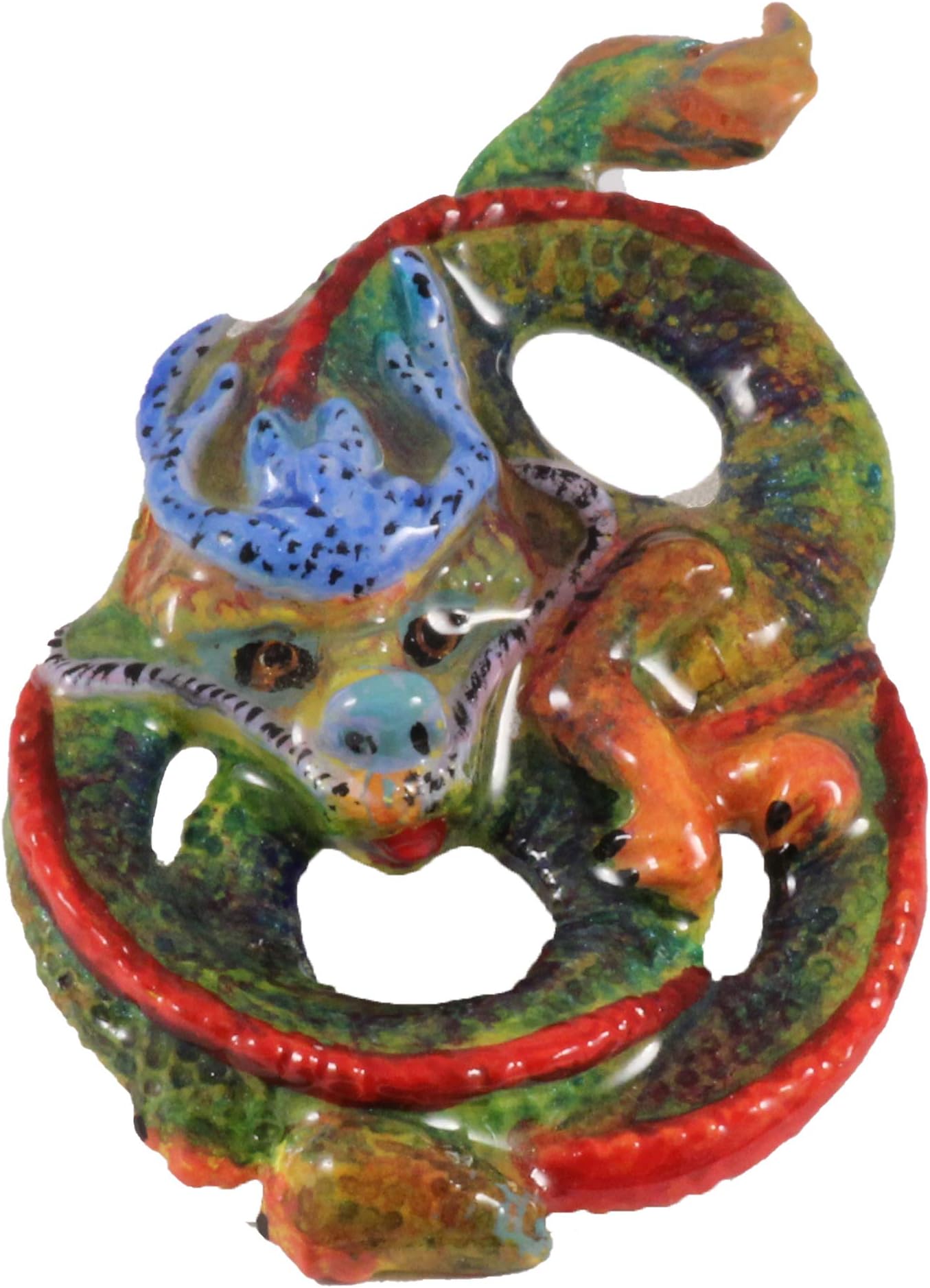 Creative Pewter Designs Coiled Chinese Dragon Premium Pin, A177PR