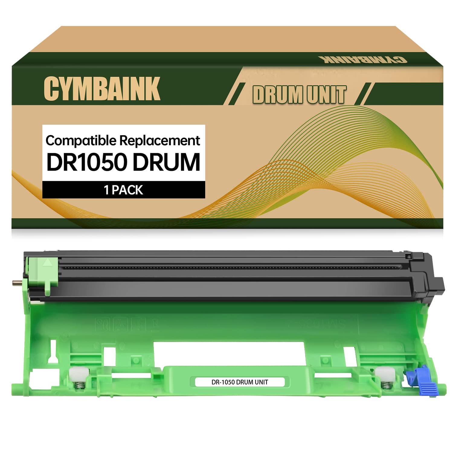 CYMBAINK DR-1050 Compatible Drum Unit DR1050 (NO POWDER) Replacement for Brother HL-1210W, 1212WVB, 1212W, 1212WVB，DCP-1610W, 1610WVB, 1612W, 1612WVB，MFC-1910W printer (1 unit)
